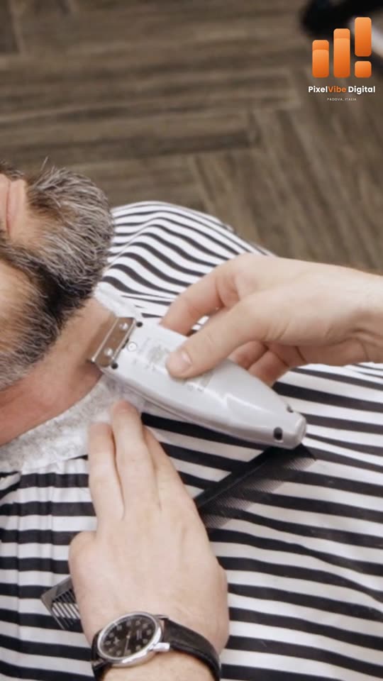 Reel per barber shop: taglio di capelli